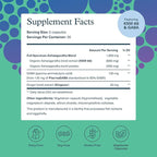 Youtheory Ashwagandha + GABA - Adaptogenic Blend with Organic KSM-66 & Ginger - Aids Stress Relief & Mood* - Supports Energy Levels* - 60 Vegetarian Capsules (30-Day Supply)*