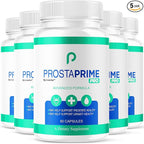 (5 Pack) ProstaPrime Pro Capsules - Official ProstaPrime Pro for Men Pills Supplement Support, Natural Premium Advanced Formula Health & Wellness, ProstaPrime Pro Reviews, 300 Capsules for 5 Months