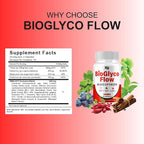 BioGlyco Flow Advanced Daily Multivitamin Health Support and All Natural Wellness Supplement Formula, BioGlyco Flow Premium Health and Wellness Support Formula Supplement (1 Pack - 60 Capsules)