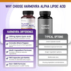Alpha Lipoic Acid Acetyl-L-Carnitine - Support Bladder Cleanse, Urinary Tract Health - 180-day Supply