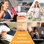 Probiotic Gummies, 4-in-1 Pre and Post Probiotics for Women & Men, with 16 Digestive Enzymes for Gut Health, Digestion, Immunity, 0 Sugar, Prebiotics and Probiotics, 60 Gummies