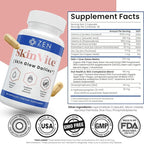 Zen Nutrients SkinVite Natural Skin Supplement for Women, Men & Teens - Hormonal Breakouts & Clear Skin Support Supplement - Detoxifying Vitamin for Acne and Digestion Support