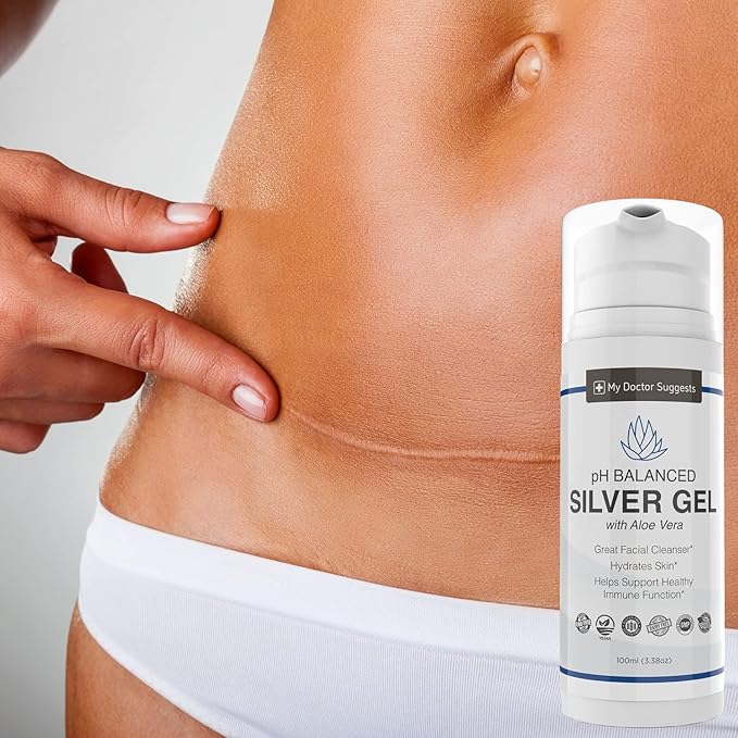 Extra Strength Colloidal Silver Gel 30ppm with Aloe Vera - pH Balanced Structured Silver - Triple Strength Soothe & Relieve - Easy Pump Bottle, 3.38Oz (4 Pack)