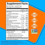 Supplement Focus Sugar Free Dietary Supplement Drink Mix with Ashwagandha, Lion’s Mane, B Vitamins B1 B2 B3 B5 B6 B12, for Cognitive Performance & Clarity BlackBerry, 21 Day Supply