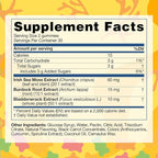 TrueSeaMoss Irish Sea Moss Gummies with Burdock Root & Bladderwrack – Formula for Adults & Kids – 60 Gummies (Packaging May Vary)