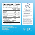 Vital Proteins Collagen Peptides Powder Advanced with Hyaluronic Acid & Vitamin C, Collagen Supplements, Unflavored, 12 Servings