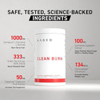 Kaged Clean Burn Capsules | Unflavored | Thermogenic Weight Management | Boost Metabolism | Stimulant & Caffeine Free | Supplements for Men & Women | 90 Servings