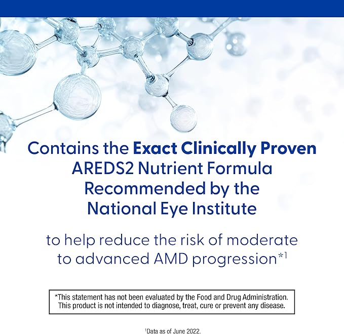 PreserVision AREDS 2 Eye Vitamins, #1 Eye Doctor Recommended Brand, Lutein and Zeaxanthin Supplement with Vitamin C, Vitamin E, Zinc, and Copper, 60 Softgels (Minigels)