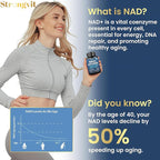 NAD Resveratrol Supplement for Women & Men. Support Cellular Health, Energy + Healthy Aging. High Potency Blend, Plus Third-Party Lab Tested in USA (120 Capsules)