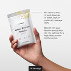 THORNE - Whey Protein Isolate - Balanced Amino Acids Profile with BCAAs - 21 Grams of Easy to Digest Whey Protein Powder - NSF Certified for Sport - Vanilla - Gluten & Soy-Free - 14 Packets