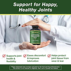 Life's Fortune Triple Strength Glucosamax - 1000mg Premium Glucosamine, Chondroitin and MSM Supplement with Vitamin C for Joint Comfort & Mobility, 120 Tab
