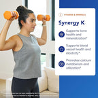 Pure Encapsulations Synergy K - with Vitamin K1, K2 & D3 - Supports Bones, Blood Vessels, Vascular Elasticity & Calcium Utilization* - Includes Cholecalciferol - Gluten Free & Non-GMO - 60 Capsules