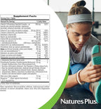 NaturesPlus Hema-Plex Iron - 30 Slow-Release Tablets - 85 mg Chelated Iron - Total Blood Health - with Vitamin C & Bioflavonoids - Non GMO, Vegetarian & Gluten Free - 30 Servings