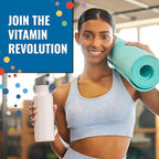 Ener-C Sugar Free Multivitamin Drink Mix - Vitamin Powder for Water, Electrolytes Powder No Sugar, Hydration Boost Packets, Zero Sugar, Vitamin C & B12 Supplement Liquid Mix - Lemon Ginger, 60 Count