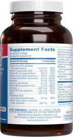 30-In-1 Adult Multivitamin with Iron - Antioxidant Rich Over 50 Multivitamin for Women and Men with Vitamins A C D E B Complex Zinc Magnesium Myo Inositol Lutein Lycopene & More - 2 Month Supply