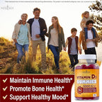 NEW AGE Vitamin D3 5000 IU 125mcg Gummies - Immune Supplement - Non-GMO, Gluten-Free, Dairy-Free, No Gelatin (180 Gummies (Pack of 3))
