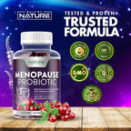 Menopause Supplements for Women - Menopause Probiotic Gummy - Women’s Menopause Relief for Hot Flashes, Night Sweats & Mood Swings with Black Cohosh & Cranberry - Non-GMO, Vegan - 60 Gummies