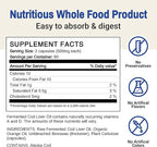 Green Pasture Fermented Cod Liver Oil - Orange Flavor, Wild Alaska Cod, Vitamins A & D, Omega-3-6-9, MSC Certified, 120 Capsules