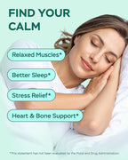 Magnesium Complex for Women – Magnesium for Sleep, Advanced 610mg with Glycinate, Citrate & Vitamin B6 for 3X Absorption + 5-HTP – Supports Sleep, Relaxation, Nerve, Muscle, Bone & Energy Health