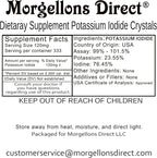 SSKI Iodine Potassium Iodide Solutions Mixing Kit Includes Necessary Tools and pre-Measured Dietary Supplement Potassium Iodide Crystals. Just add Distilled Water.