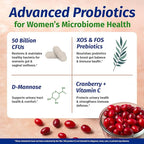 1 Body Thyroid Support Supplement + Cranberry Probiotics for Women