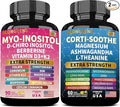 ALongDeng Soothe-Smooth Bundle,Soothe & Smooth Bundle Multivitamin Combo, Cortisol Support Myo-Inositol Multivitamin Combo with Magnesium Glycinate, Ashwagandha, L-Theanine & Herbal Blend - D