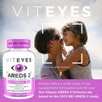 Viteyes AREDS 2 + Omega-3 Macular Support Softgels, Plus Triple Strength Omega-3 (650 mg EPA, 350 mg DHA) for Heart Health & Eye Health, Eye Vitamins, Vision Supplement, 270 Softgels