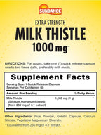 Sundance Milk Thistle | 60 Quick Release Capsules | Traditional Herbal Supplement | Non-GMO and Gluten Free Formula