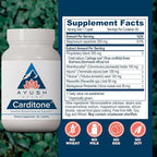 Ayush Herbs Carditone - Natural Heart Health Supplement for Women & Men, BP Formula, Holistic Heart Supplement with Rauwolfia, Arjuna, Calcium, and Magnesium - 60 Vegetarian Caplets (2 Count)