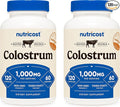 Nutricost Colostrum 500mg, 120 Caps (2 Bottles)