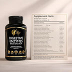 Cocó March N.M.D Digestive Enzymes – Broad Spectrum 18 Enzyme Blend, 600mg Proprietary Blend for Digestive Health, Gas & Bloating Support for Women & Men, Vegan, Dairy Free, 30 Veg Capsules