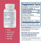 NativePath Native Berberine HCl 3-in-1 Complex with Chromium & Bitter Melon Extract - 500mg Premium Metabolic Support - 60 Capsules