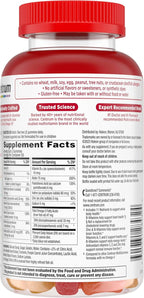 Centrum MultiGummies Multi+ Omega 3 Dual Action, Adult Multivitamin, Multivitamin/Multimineral/Omega 3 Supplement, Strawberry/Lemon/Orange Flavors - 110 Count