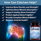 Natural Bone Support Supplement - Non-GMO, Gluten-Free