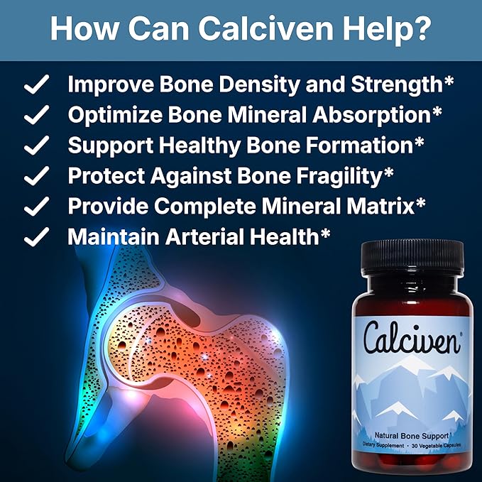 Natural Bone Support Supplement - Non-GMO, Gluten-Free
