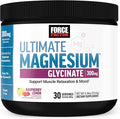 Force Factor Ultimate Magnesium Glycinate Powder 300mg, Support Relaxation & Mood, Promote Bone Health, Chelated Magnesium Bisglycinate, High Absorption, Raspberry Lemon, 30 Servings