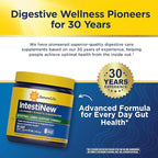 Renew Life IntestiNew Intestinal Lining Support Formula, Powder Supplement Supports Digestive Health, L-Glutamine, Dairy, Soy and gluten-free, 5.7 oz.