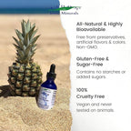 Eidon Ionic Minerals Liquid Silica & Zinc Drops, 2 Fl Oz, Immune Health, Skin Care, All-Natural Ingredients, No Artificial Colors or Preservatives