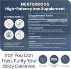 Polysaccharide Iron Complex 150mg for Anemia Support - Prevention & Treatment of Iron Deficiency, Supports Red Blood Cells Formation, Gentle on the Stomach, High Potency, USA-Made, 100 Capsules