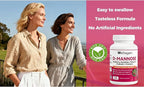 Urinary Tract and Bladder Health Support with Vaginal Probiotic Plus Prebiotics for Women - D-Mannose, Cranberry, Dandelion, Vitamin C -120 Veggie Capsules (60 Days Supply)