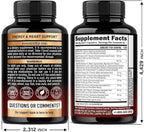 Berberine with Ceylon Cinnamon | Bitter Melon (Karela) | Apple Cider Vinegar | Hawthorn Berry | Citrus Bergamot | Turmeric - 15-in-1 Supplement for Heart Support, Metabolism & Energy - 60 Capsules