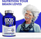 Focus Factor Nutrition for The Brain Improved Memory & Concentration Brain Supplement, 150 Count, 1 Pack (10407)