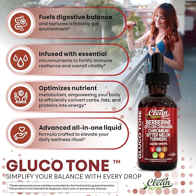 Organic Ceylon Cinnamon Berberine Liquid Drops Supplement with Bitter Melon Extract, Glucomannan, Gymnema, Chromium, Turmeric, Organic Panax Ginseng, Apple Cider Vinegar, Moringa Powder Vegetarian (2)