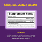 Natural Factors Ubiquinol 100 mg - Supports Heart Health & Natural Vitality - Antioxidant Support Supplement with Superior Absorption - Energy Support with Flaxseed Oil - 120 Softgels (120 Servings)