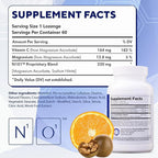 N1O1 Nitric Oxide Lozenges - 60 Count - Nitric Oxide Supplement for Heart Health, Circulation, Energy, Blood Flow, Oxygenation, Healthy Blood Pressure, Cardiovascular Support for Men & Women
