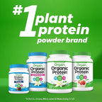Orgain Organic Vegan Protein Powder, Vanilla Bean - 21g Plant Protein, 5g Prebiotic Fiber, Low Carb, No Lactose Ingredients, No Added Sugar, Non-GMO, 10 Single Serve Individual Packets
