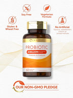Carlyle Probiotic with Prebiotics & Postbiotics | 25 Billion CFU | 60 Capsules | Supplement for Women & Men | Powder Pills | Vegetarian, Non-GMO & Gluten Free