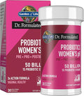 Garden of Life Dr Formulated Once Daily 3-in-1 Complete Prebiotics, Postbiotics & Probiotics for Women, PRE + PRO + POSTBIOTIC Supplement for Women’s Digestive, Immune & Vaginal Health, 30 Day Supply