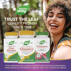 Nature's Way Extra Strength(1) Vitamin C with Bioflavonoids, Supports Immune Health*, Promotes Collagen Production for Healthy Skin*, 1,000 mg per Capsule, 100 Vegan Capsules (Packaging May Vary)