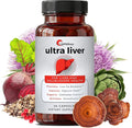 UpWellness Ultra Liver Supplement for Liver Support and Gallbladder Support - Powered by TMG, NAC Milk Thistle, and More - Liver Cleanse Detox & Repair - 60 Capsules